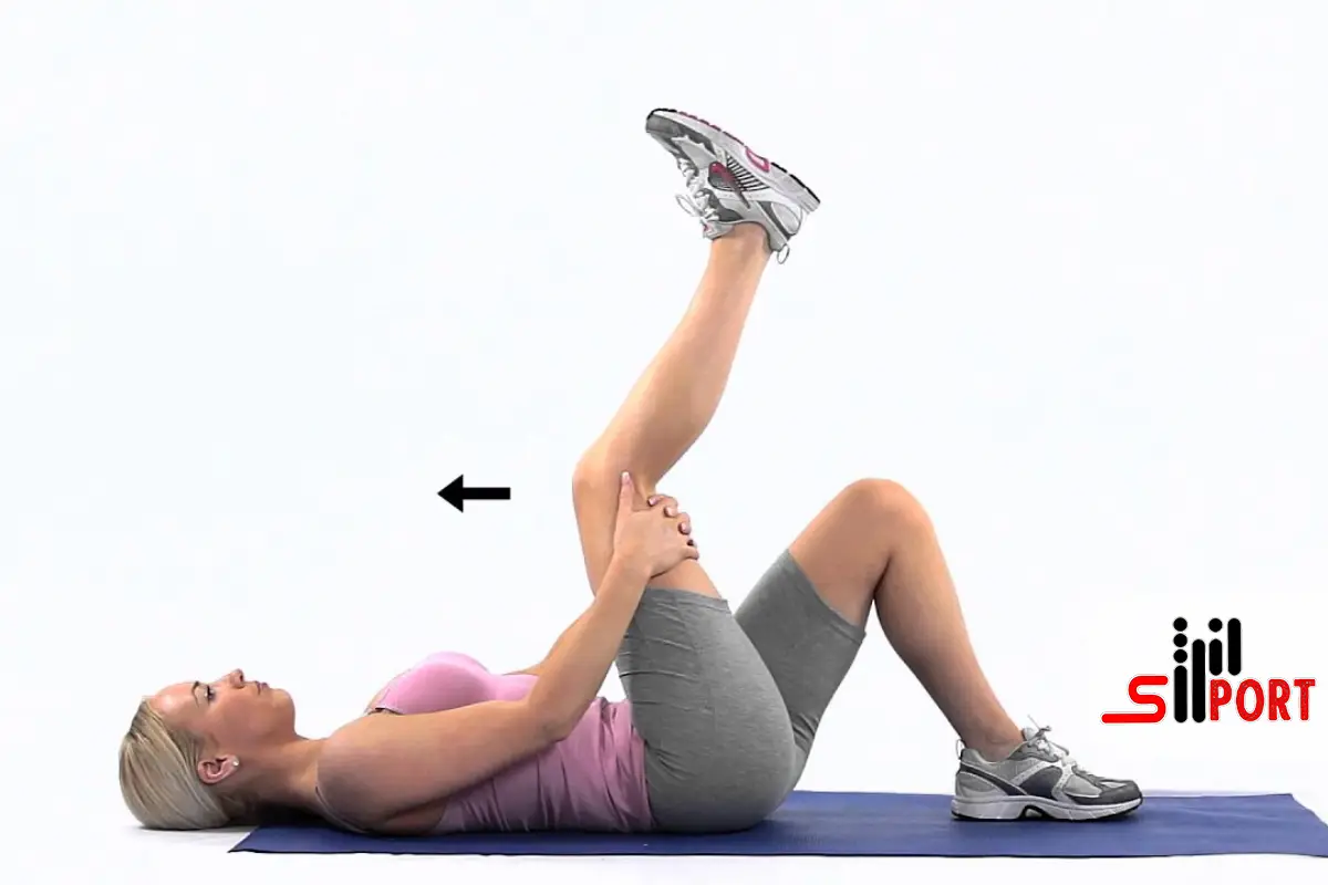 کشش همسترینگ خوابیده