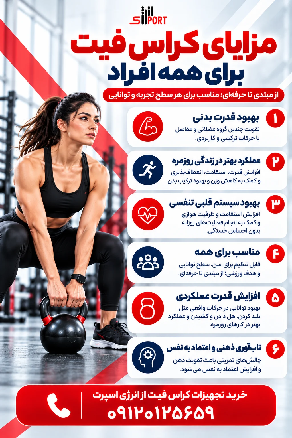 مزایای کراس فیت برای افراد
